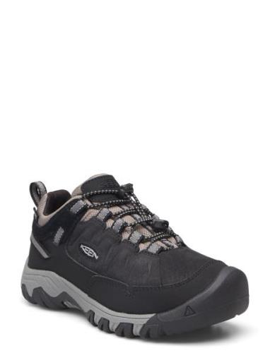 Ke Targhee Iv Low Wp Y-Black-Steel Grey Låga Sneakers Black KEEN