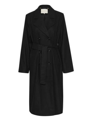 Kaffe Kafanny Long Coat Svart