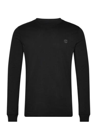 Dunstan River Long Sleeve Tee Black/Pavement Designers Knitwear Round ...