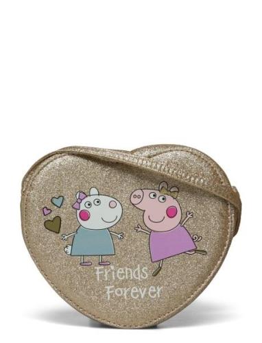 Nmfamada Peppapig Glitter Bag Cplg Tote Väska Gold Name It