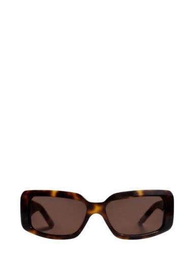 Alain Tortoise Brown Fyrkantiga Solglasögon Brown Corlin Eyewear