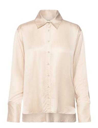 Paulineiw Shirt Tops Shirts Long-sleeved Beige InWear