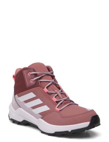 Terrex Ax4R Mid K Vinterkängor Med Snörning Pink Adidas Terrex