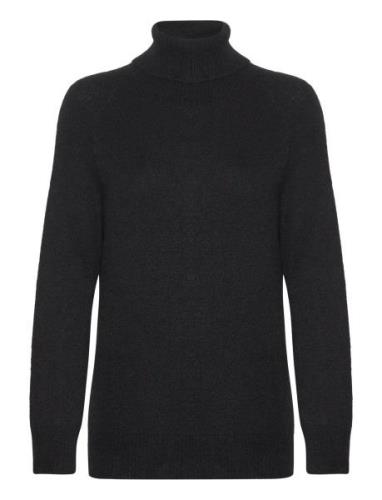 Jerry Knit Tops Knitwear Turtleneck Black Noella