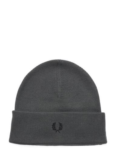 Classic Beanie Accessories Headwear Beanies Grey Fred Perry