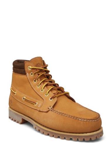 Timberland Timberland Authentic Mid Lace Up Boot Wheat Nubuck Brun