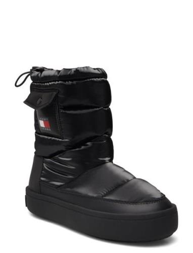 Tjw Winter Feminine Boot Shoes Wintershoes Black Tommy Hilfiger