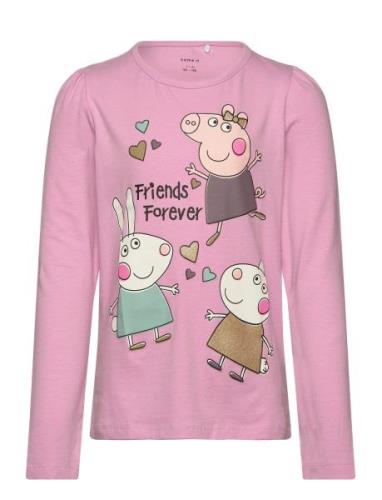 Name It Nmfamanda Peppapig Ls Top Box Cplg Rosa