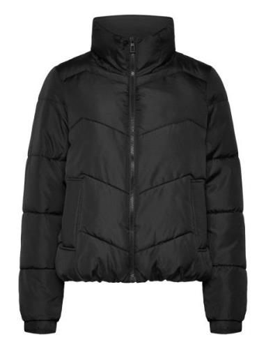 Vmligario Short Jacket Boo Fodrad Jacka Black Vero Moda