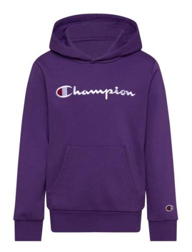 Hooded Sweatshirt Tops Sweat-shirts & Hoodies Hoodies Purple Champion