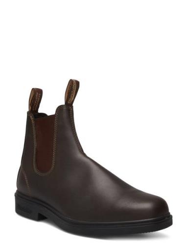 Bl 062 Dress Chiseled Toe Boot Stövletter Chelsea Boot Brown Blundst