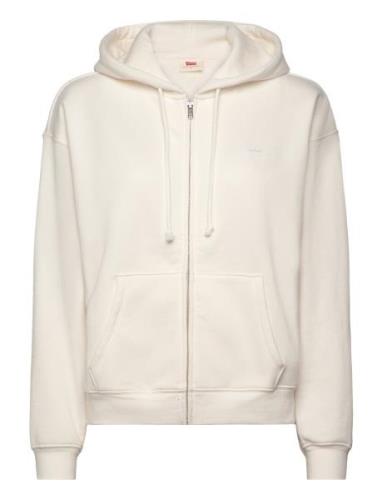 LEVI´S Women Everyday Zip Hoodie Sugar Swiz Kräm