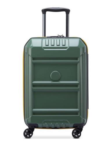 DELSEY PARIS Rempart 55 Cm Exp. Cabin Trolley Case Khaki Green