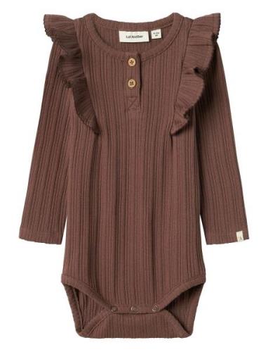 Lil'Atelier Nbfnara Ls Slim Body Lil Brun