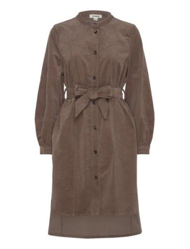 Slhelle Dress Kort Klänning Brown Soaked In Luxury