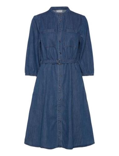 Pzmalia Dress Kort Klänning Blue Pulz Jeans