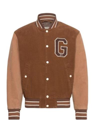 Cord Varsity Jacket Bomberjacka Jacka Brown GANT