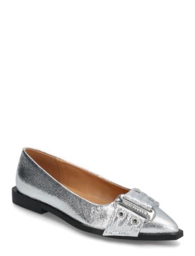 Grail Ballerina Ballerinaskor Ballerinas Silver Steve Madden