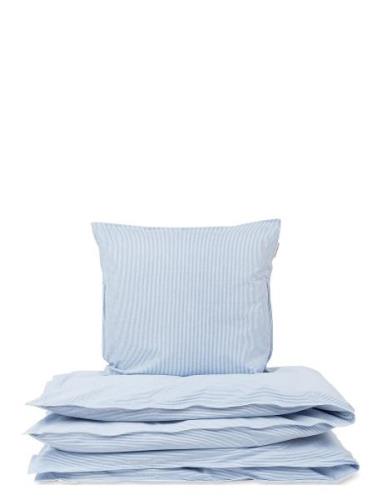 Dobbelt Sengesæt Home Textiles Bedtextiles Bed Sets Blue STUDIO FEDER