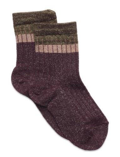 Norma Glitter Socks Sockor Strumpor Multi/patterned Mp Denmark