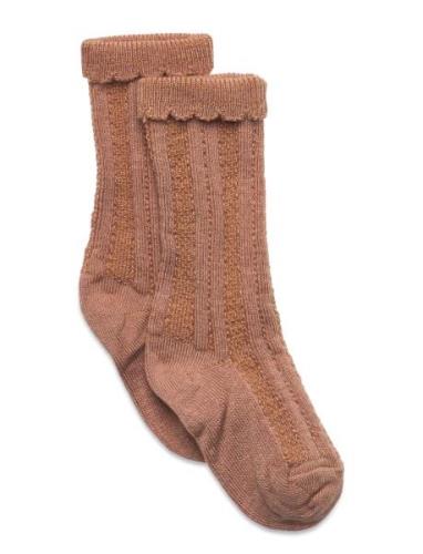 Sif Socks Socks & Tights Socks Brown Mp Denmark