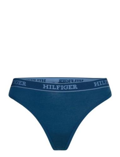 Thong Stringtrosa Underkläder Blue Tommy Hilfiger