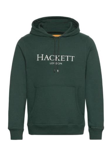 Heritage Hoody Tops Sweat-shirts & Hoodies Hoodies Green Hackett Londo...