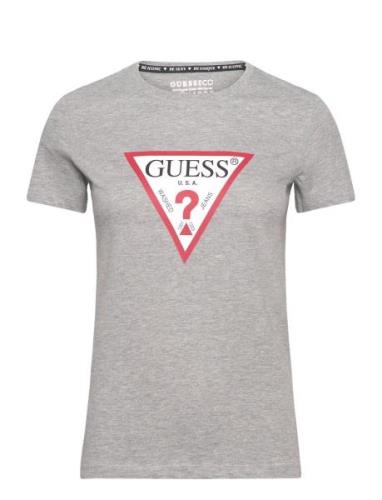 GUESS Jeans Ss Cn Original Tee Grå