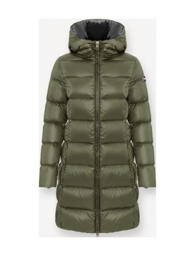 Ladies Down Jacket Fodrad Rock Khaki Green Colmar