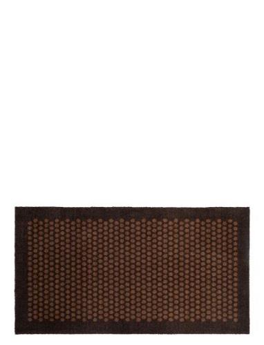 Gulvmåtte Home Textiles Rugs & Carpets Door Mats Brown Tica Copenhagen