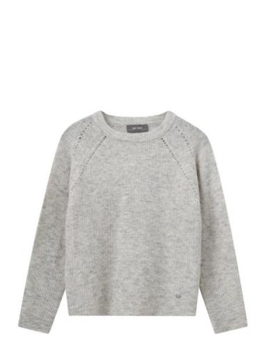 Mmtammy Thora Knit Tops Knitwear Jumpers Grey MOS MOSH