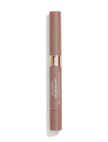 Gosh Lip Line'n Coat Läpppenna Smink Nude GOSH COPENHAGEN