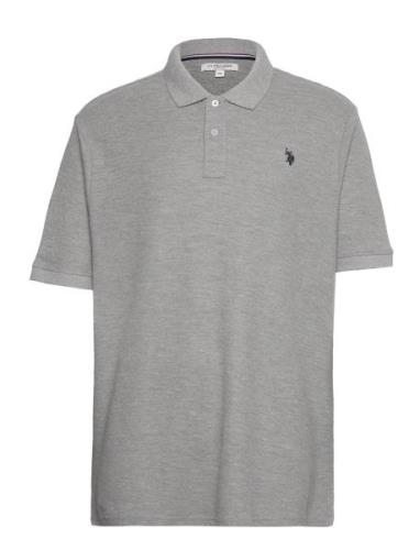 Alfred Polo Tops Polos Short-sleeved Grey U.S. Polo Assn.