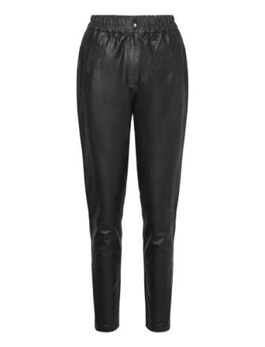 Pants Bottoms Trousers Leather Leggings-Byxor Black DEPECHE