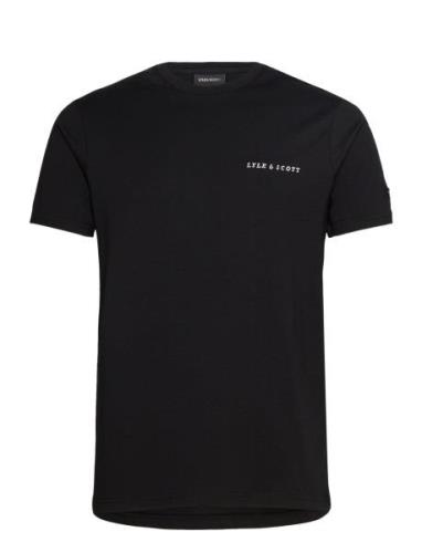 Lyle & Scott Embroidered T-Shirt Svart