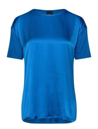 Esandy Tops T-shirts & Tops Short-sleeved Blue BOSS