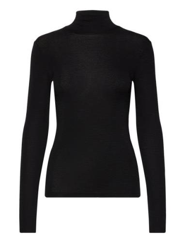 Turtleneck Top Wool Tops Knitwear Turtleneck Black Lindex