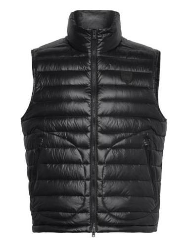 Glossed Down Vest Väst Black Polo Ralph Lauren