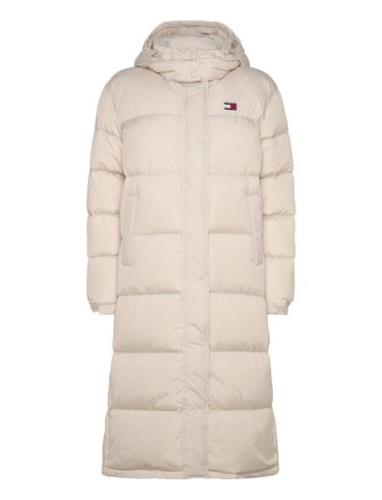 Tjw Alaska Long Puffer Ext Fodrad Rock Cream Tommy Jeans