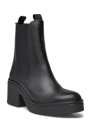 Laurell 65 Platform Shoes Chelsea Boots Black Anonymous Copenhagen