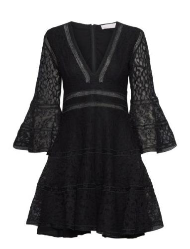 Millie Lace Mini Dress Kort Klänning Black Love Lolita