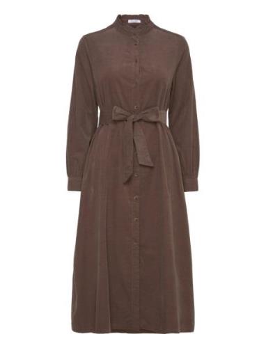 Cwdita - Dress Knälång Klänning Brown Claire Woman