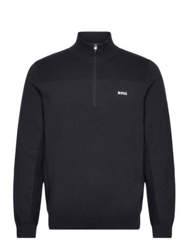 Momentum-X_Qz Sport Sweat-shirts & Hoodies Sweat-shirts Blue BOSS