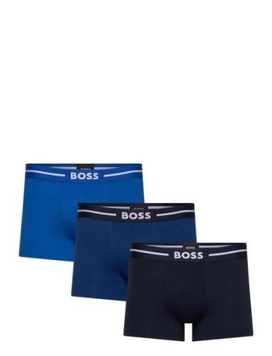 Trunk 3P Bold Boxerkalsonger Navy BOSS