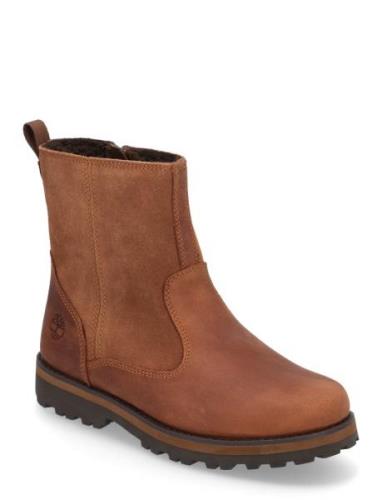 Courma Kid Mid Warm Lined Boot Medium Brown Vinterstövlar Pull On Brow...