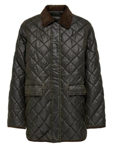 Onlmountain Quilted Jacket Cc Otw Kviltad Jacka Brown ONLY