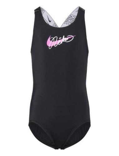 Nike G Crossback Piece Baddräkt Badkläder Black NIKE SWIM