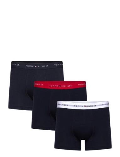 3P Wb Trunk Boxerkalsonger Navy Tommy Hilfiger