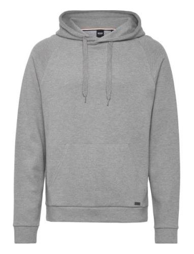 Fashion Sweatshirt H Tops Sweat-shirts & Hoodies Hoodies Grey BOSS