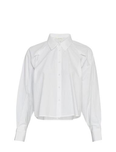 Mschamaris Shirt Tops Shirts Long-sleeved White MSCH Copenhagen